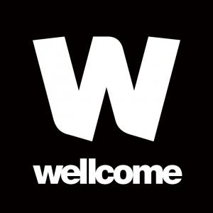 Wellcome logo with a large W letter 