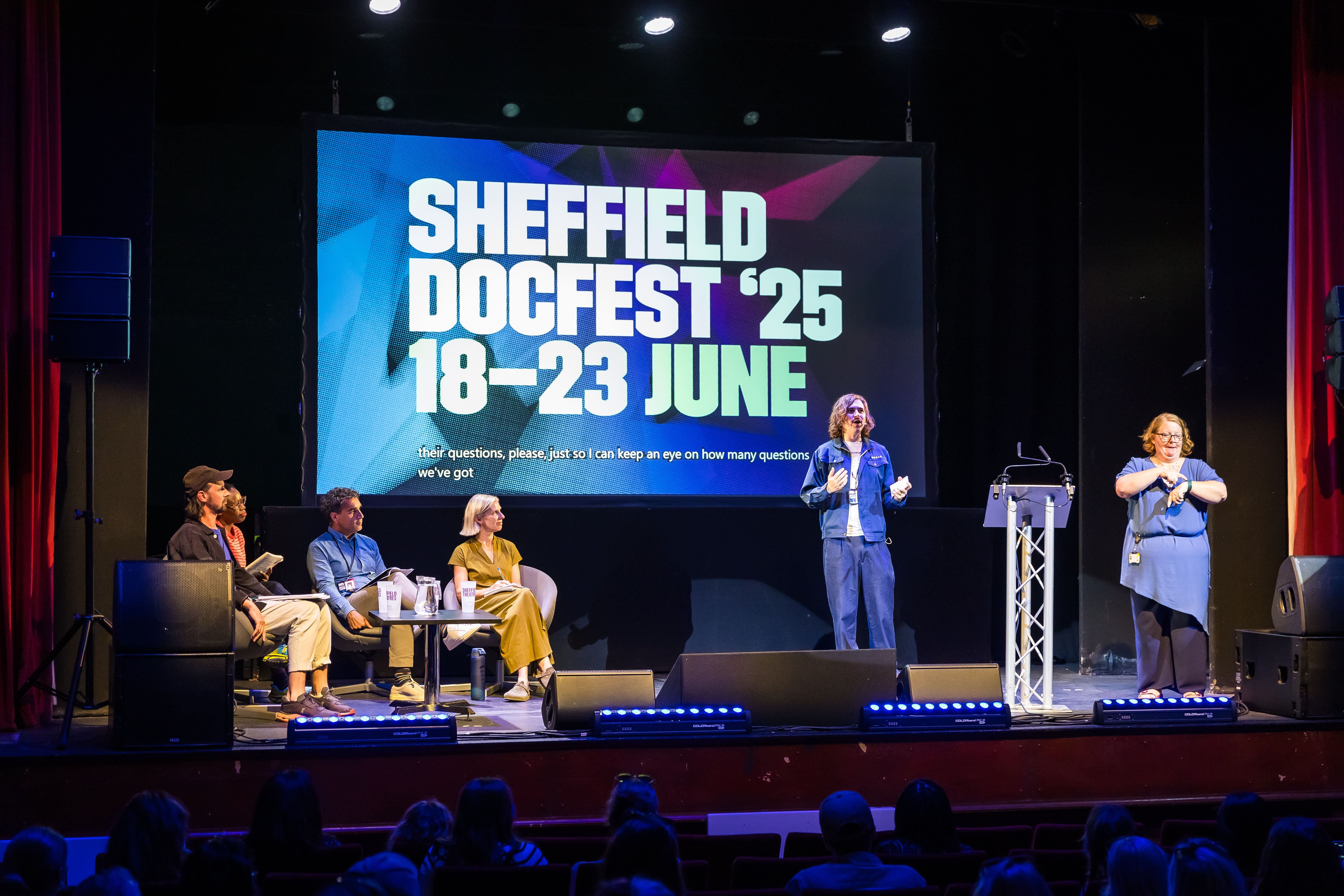 An image from last year's Climate Spring event, with this year's titles on it.