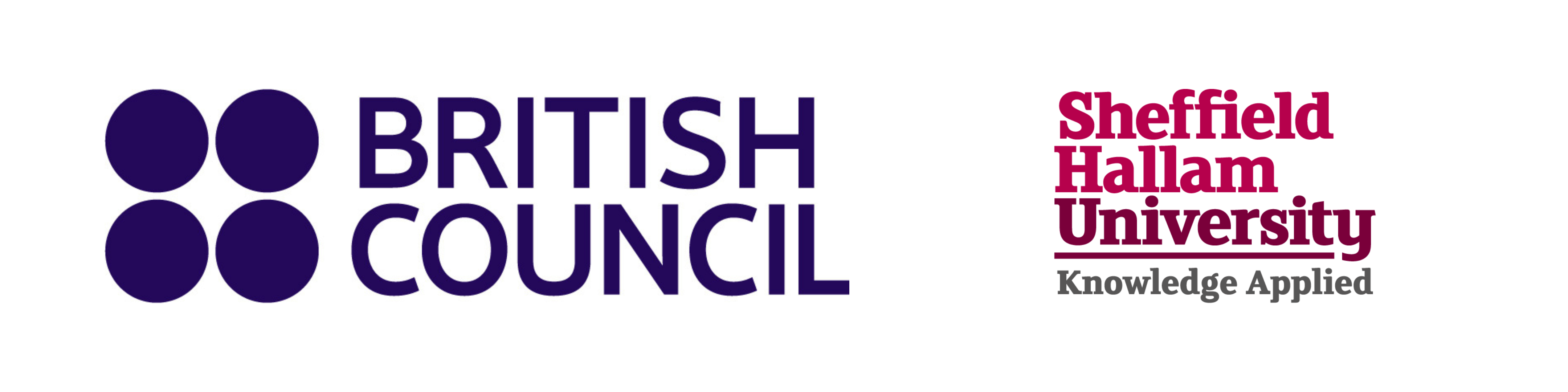 British Council and Sheffield Hallam University logos
