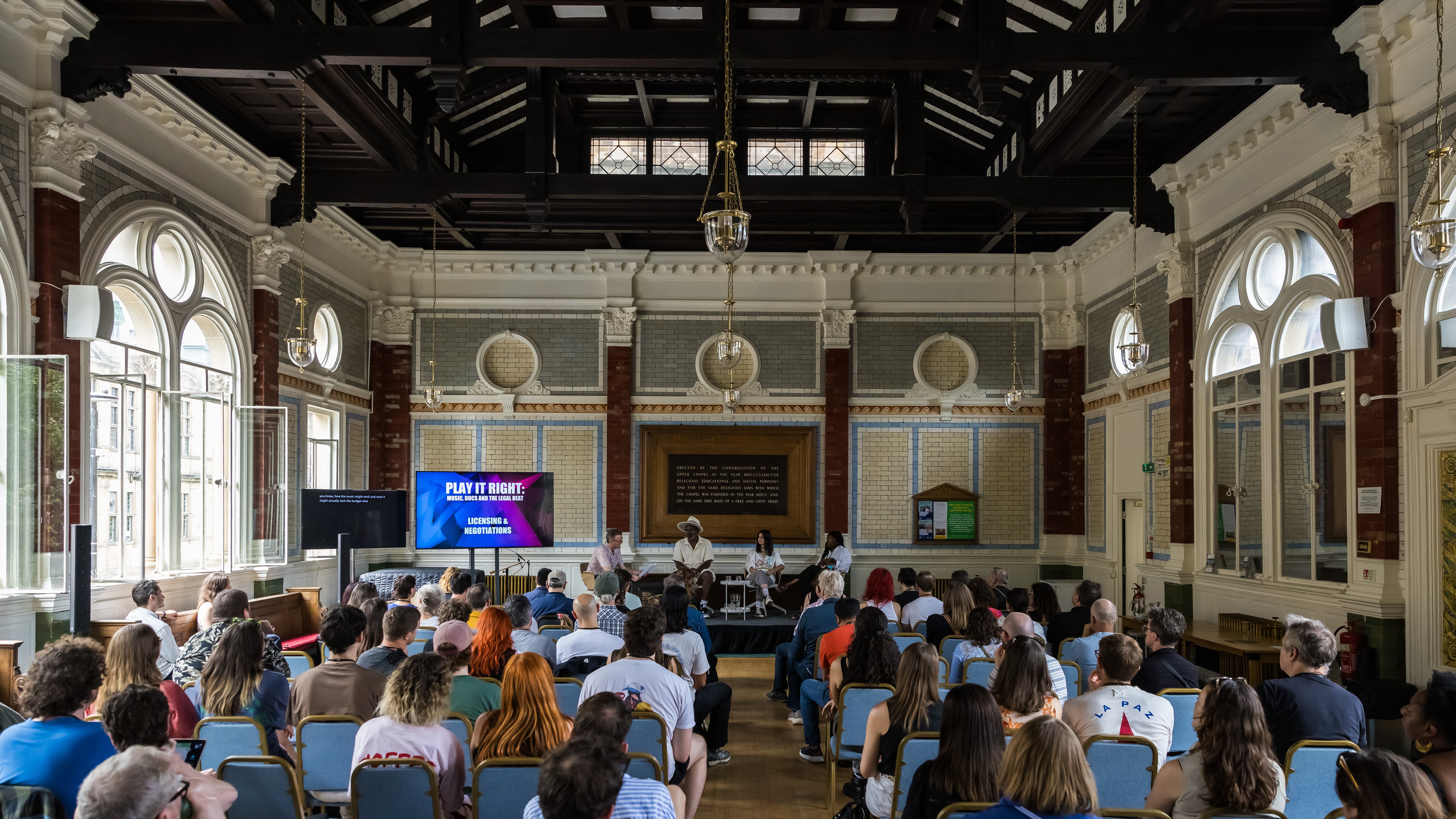An industry panel at Sheffield DocFest.