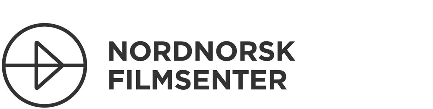 Black logo with the words Nordnorsk Filmsenter