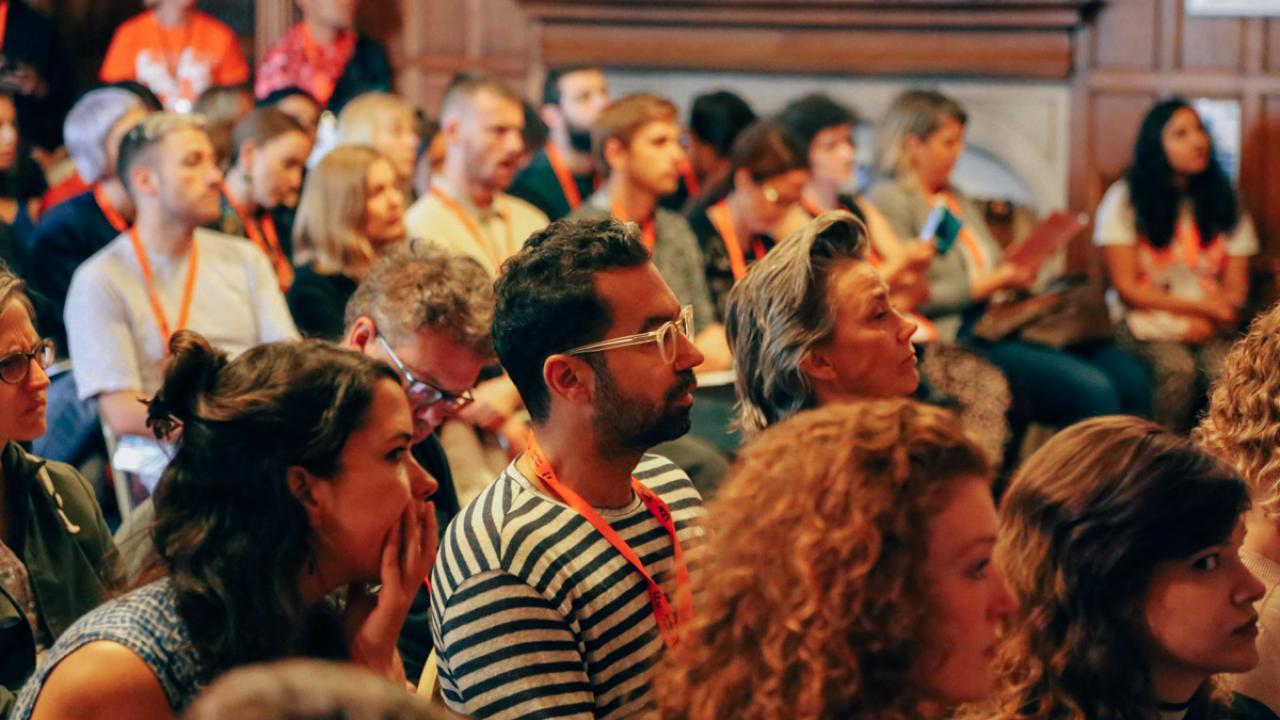 People in audience