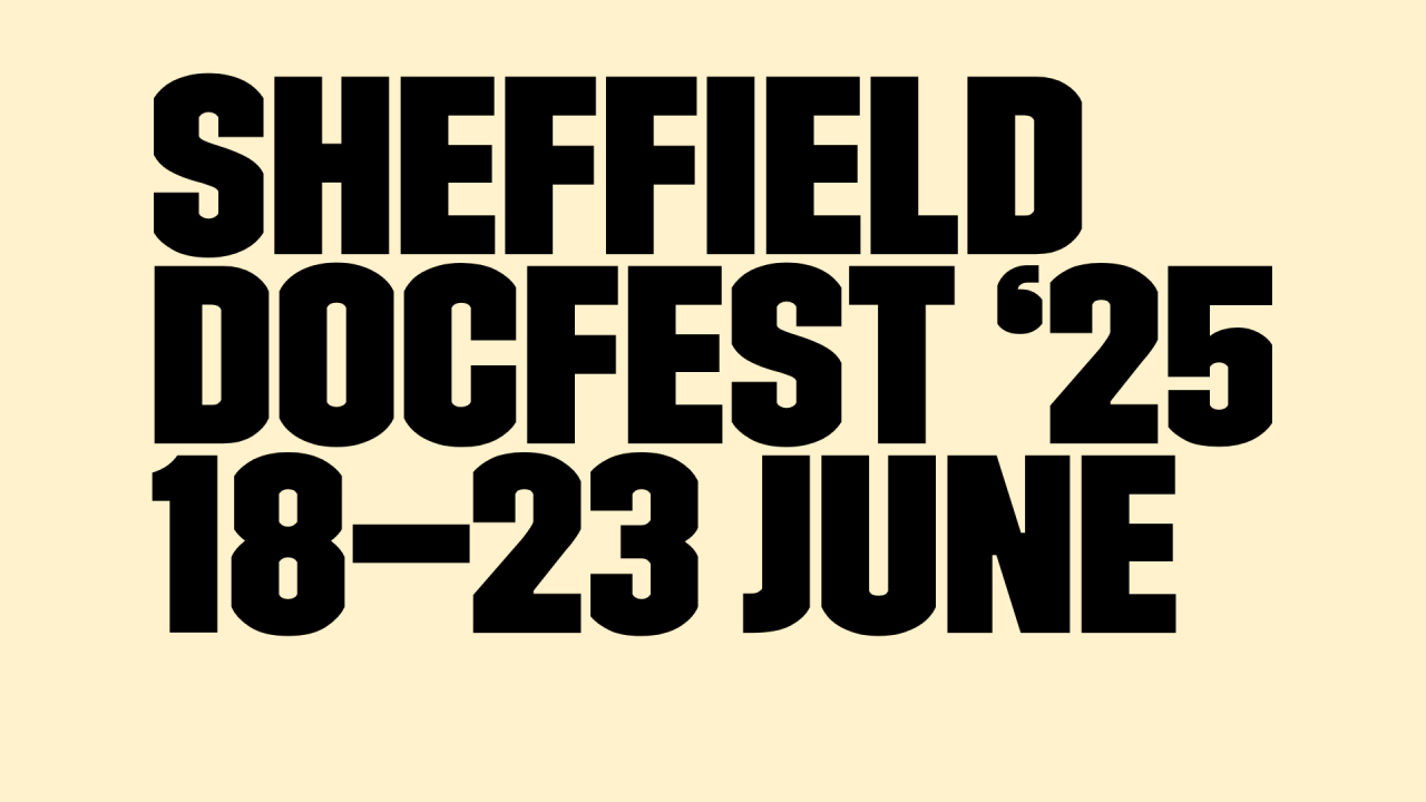 Logo and date in black text on tinted background