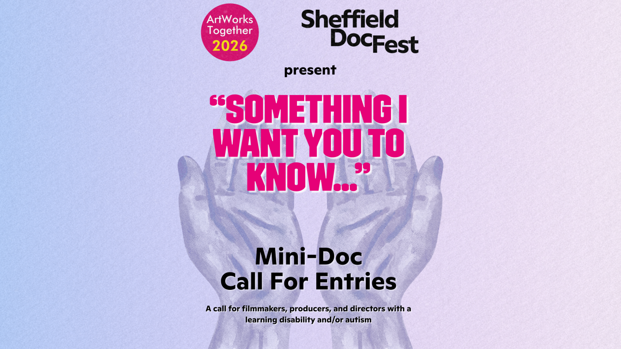 A poster with outstretched hands, and the text 'Something I Want You To Know..." which is the title of the our mini-doc call for entries initiative