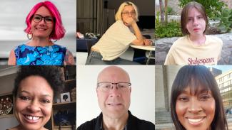 A composite image of six headshots of our Local Advisory Group participants.