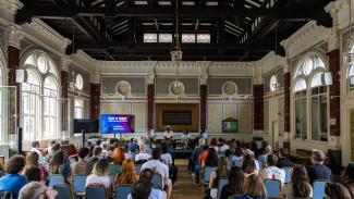 An industry panel at Sheffield DocFest.